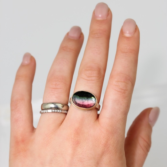 Jamie Joseph Watermelon Tourmaline Ring - Picture 3 of 8